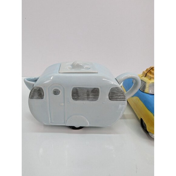 Vintage Fitz & Floyd OCI American Roadside Creamer and Sugar Set 1993 - Picture 5 of 11